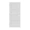Trimlite 24"x80"x13/8" Primed 4Panel Equal Panel Interior Shaker 69/16" RH Prehung Door Brushed Chrome Hinges 2068pri8444RH26D6916 - alternate 1